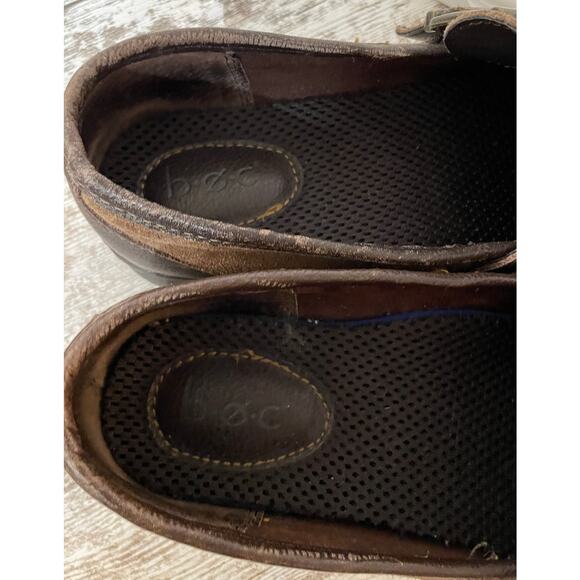 BOC Born Brown Leather Women’s Shoes With Buckle Accent - Picture 4 of 4